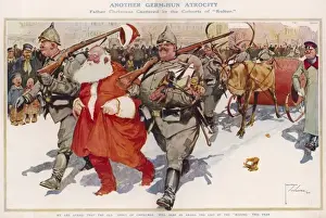 Historical Christmas Images Prints: Santa Captured