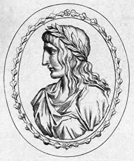 Sappho Greek Poet Prints: SAPPHO