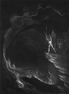 Fallen Angel Art Prints: Satan in Hell