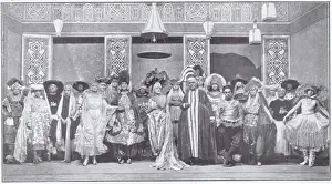 Vintage Theatre Posters UK Prints: A scene from Agfar (1919) at the Pavilion Theatre, London