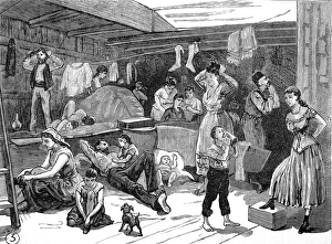Scene on board the Refugee Ship North Britain, 1882 Scene on board the Refugee Ship North Britain, 1882