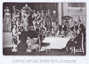 Scene from Cabaret Follies the floor show at the Queens Ha Scene from Cabaret Follies the floor show at the Queens Ha