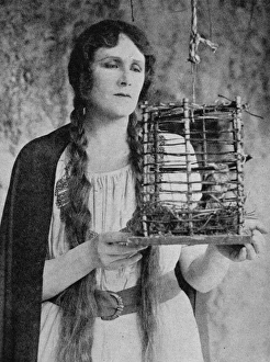 A scene from the film Boadicea (1927) with Phyllis Neilson-T A scene from the film Boadicea (1927) with Phyllis Neilson-T