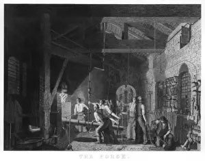 Scene in a Forge Print