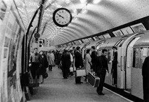 Scene on a London Underground Station Scene on a London Underground Station