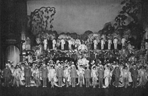 A scene from The Mikado at the Schauspielhause Theatre in Be A scene from The Mikado at the Schauspielhause Theatre in Be