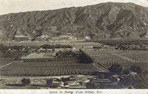 Scene in Monte Vista Valley, California, USA Scene in Monte Vista Valley, California, USA