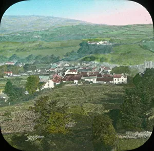 Scenery of Devon - Chagford from the hills Scenery of Devon - Chagford from the hills