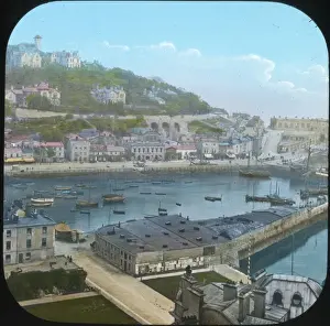West Country Landscapes Prints: Scenery of Devon - Torquay and the Harbour