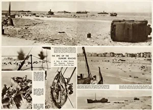 Scenes during the evacuation of Dunkirk, WW2 Scenes during the evacuation of Dunkirk, WW2