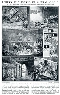 Behind the scenes in a film studio 1924 Behind the scenes in a film studio 1924