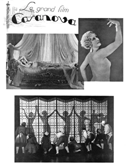 Scenes from the French film Casanova, 1927 Scenes from the French film Casanova, 1927