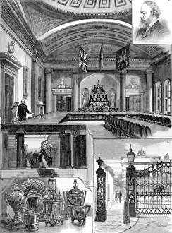 Scenes at the Salters Company, London, 1884 Scenes at the Salters Company, London, 1884