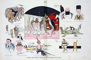 Metropolitan Opera History Prints: Scenes and behind scenes at the Metropolitan opera