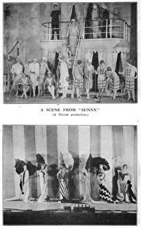 Two scenes from Sunny, a Fuller production in Sydney, Austr Two scenes from Sunny, a Fuller production in Sydney, Austr