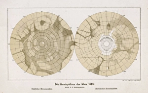 Schiaparellis two hemispheres of the planet Mars Schiaparellis two hemispheres of the planet Mars