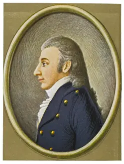 German Writer Biography Prints: Schiller (Miniature)