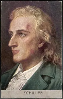 Friedrich Schiller Prints: Schiller Print - Portrait of Johann Christoph Friedrich