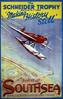 Southsea Schneider Trophy Poster Print 1929