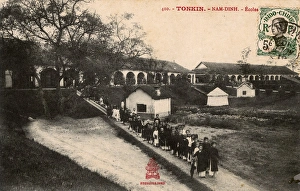 School at Tonkin, French Indochina (Vietnam) School at Tonkin, French Indochina (Vietnam)