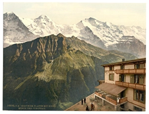 Schynige Platte, Eiger, Monch and Jungfrau, Bernese Oberland Schynige Platte, Eiger, Monch and Jungfrau, Bernese Oberland