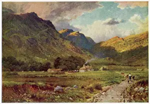 Prints of Scottish scenery: a shepherds cot in Glen Nevis, Inverness Inverness Prints: Glen Nevis Shepherd's Cot Print