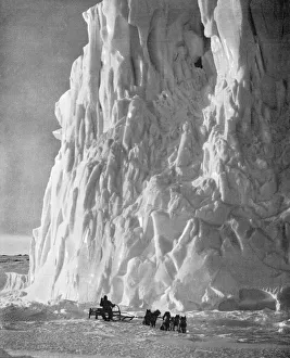 Scott Polar Expedition - point of the Barne Glacier Scott Polar Expedition - point of the Barne Glacier