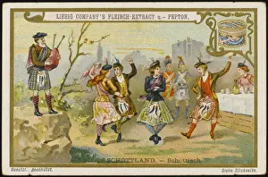 Traditional Scottish Culture Prints: Scottish Dance