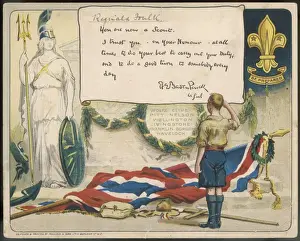 Scout Certificate Print: Reginald Foulk's Achievement