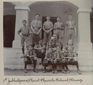Scouts of the 1st Jubbulpore Troop, India Scouts of the 1st Jubbulpore Troop, India