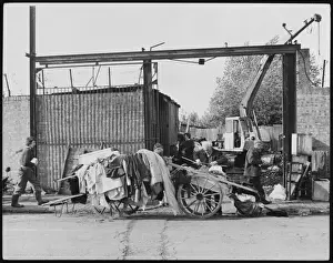 Scrap Yard Print: 1970s Totters Scrap Yard, Birmingham