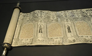 Scroll of Esther by Shalom Italia (1619-1655). Israel Museum Scroll of Esther by Shalom Italia (1619-1655). Israel Museum
