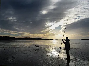 A sea fisherman, Knockbrex, SW Scotland A sea fisherman, Knockbrex, SW Scotland