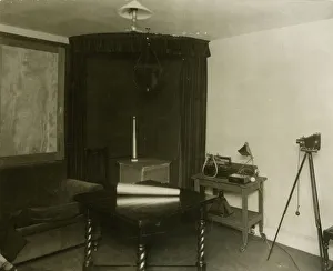 Seance room at the National Laboratory of Psychical Research Seance room at the National Laboratory of Psychical Research
