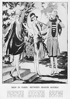 Three Between Seasons models, Paris, 1926 Three Between Seasons models, Paris, 1926