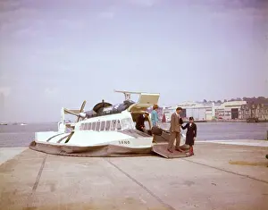 Seaspeed Hovercraft Print, Isle of Wight Ferry