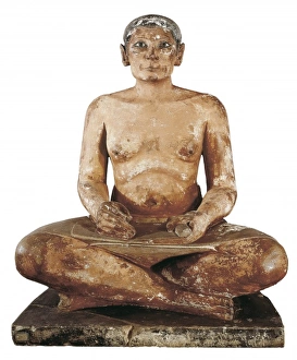 The Seated Scribe. 28th-23rd c. BC. It belongs The Seated Scribe. 28th-23rd c. BC. It belongs