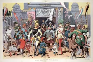 Puck Magazine Cartoons Online Prints: Second call for the peace congress
