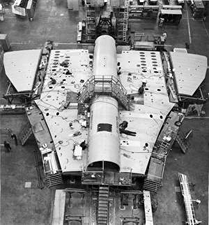 The second production Concorde taking shape at Filton The second production Concorde taking shape at Filton