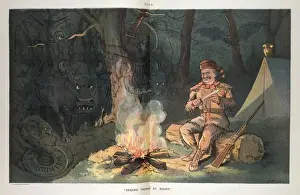 Puck Magazine Cartoons Online Prints: Seeing things at night