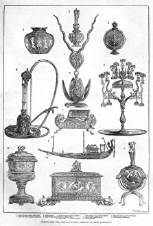 A selection of the Princes gifts, 1876 A selection of the Princes gifts, 1876