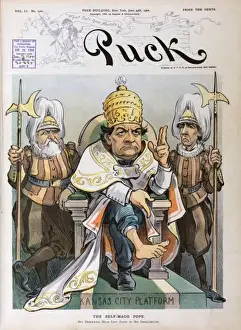 Puck Magazine Cartoons Online Prints: The self-made pope
