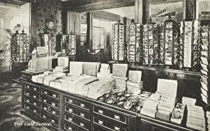 Oxford Street Shopping Experience Prints: Selfridges, London - Postcard Section