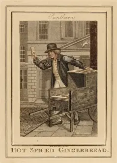 Oxford Street History Prints: Selling Gingerbread