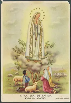 Christian Artwork Online Prints: Senora De Fatima