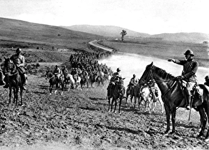 A Serbian Dragoon regiment in the Battle of Borenitza A Serbian Dragoon regiment in the Battle of Borenitza