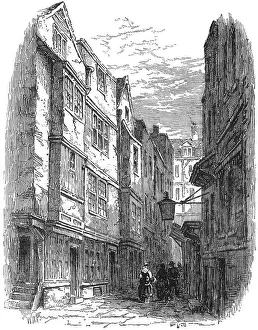 Serles Place View Print, 17th Century London Scene