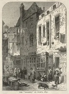 Seven Dials Slum Print, 1850