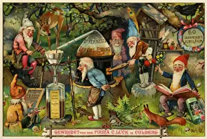 Mary Evans Prints Online - The Seven Dwarfs Print circa 1910