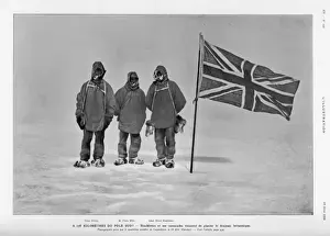 Ernest Shackletons Expedition Print - 178km from the South Pole